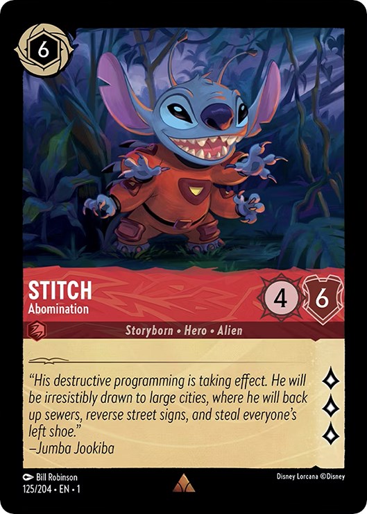 Stitch - Abomination (125/204) [The First Chapter] | Game Master's Emporium (The New GME)