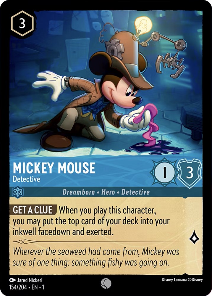Mickey Mouse - Detective (154/204) [The First Chapter] | Game Master's Emporium (The New GME)