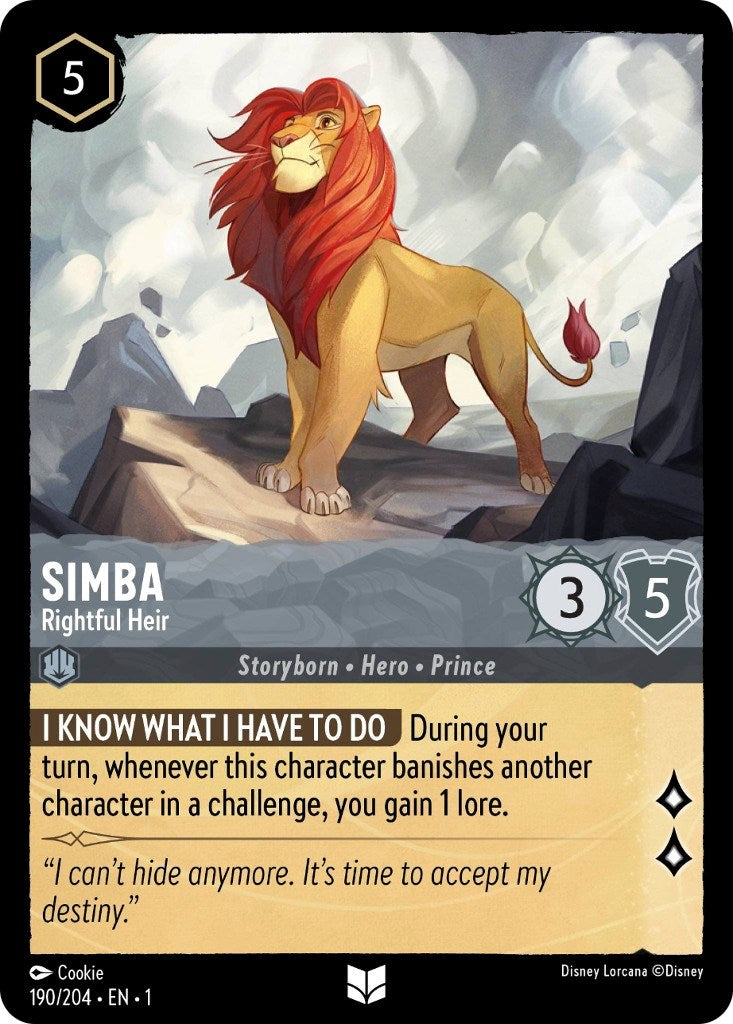 Simba - Rightful Heir (190/204) [The First Chapter] | Game Master's Emporium (The New GME)