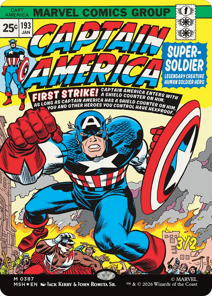 Captain America, Super-Soldier (Borderless) [Marvel Super Heroes] | Game Master's Emporium (The New GME)