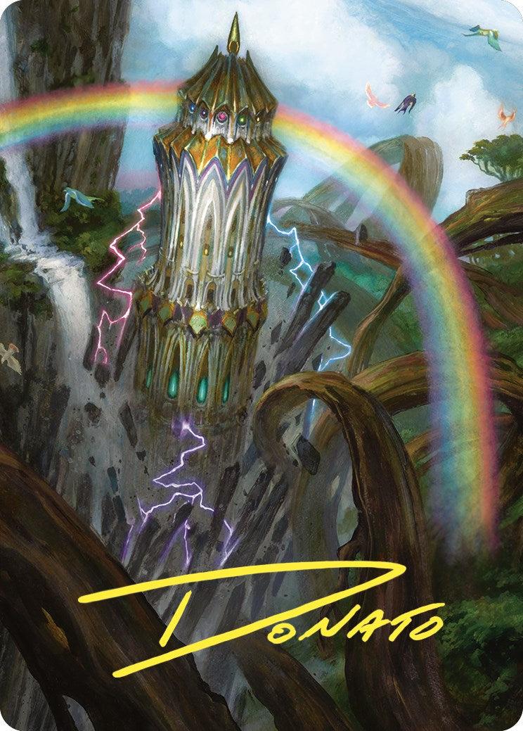 Command Tower Art Card (Gold-Stamped Signature) [Commander Masters Art Series] | Game Master's Emporium (The New GME)