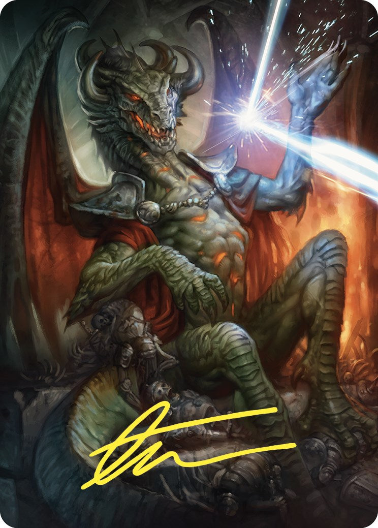 Deflecting Swat Art Card (Gold-Stamped Signature) [Commander Masters Art Series] | Game Master's Emporium (The New GME)