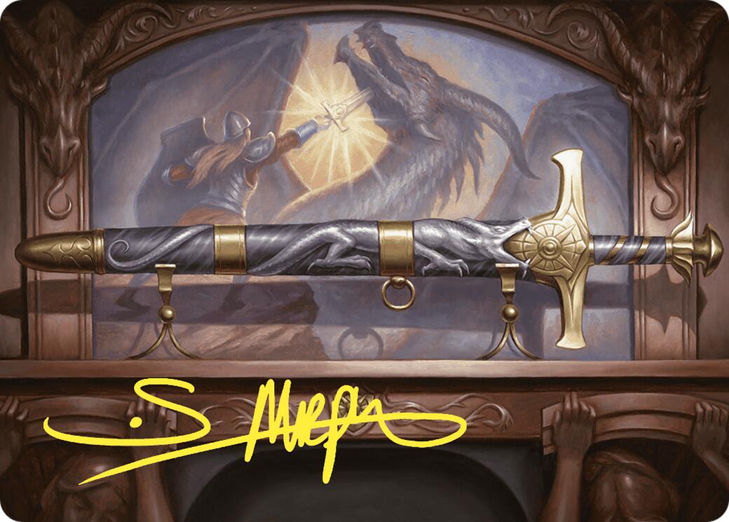 Ancestral Blade Art Card (Gold-Stamped Signature) [Commander Masters Art Series] | Game Master's Emporium (The New GME)