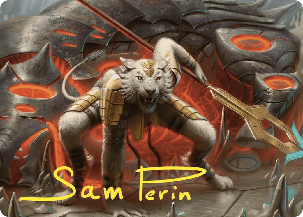 Sunspear Shikari Art Card (Gold-Stamped Signature) [Commander Masters Art Series] | Game Master's Emporium (The New GME)