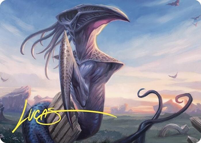 Sentinel Sliver Art Card (Gold-Stamped Signature) [Commander Masters Art Series] | Game Master's Emporium (The New GME)