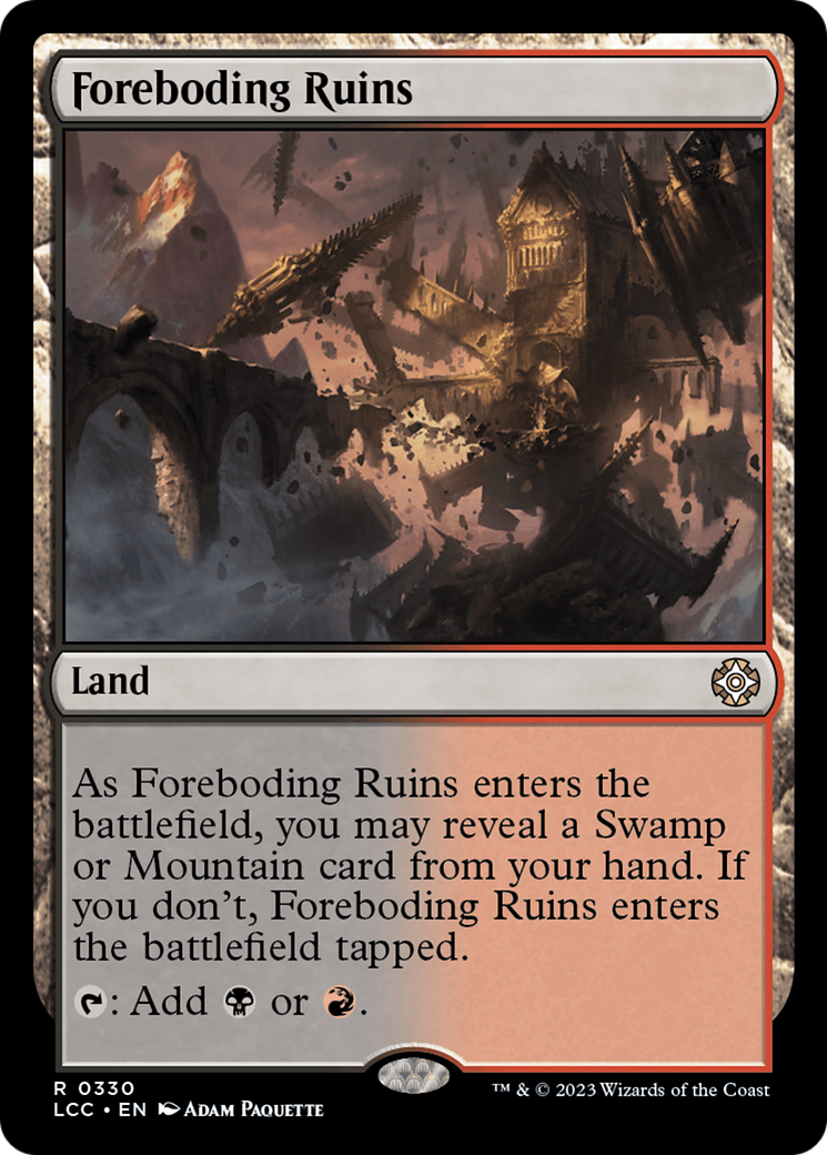 Foreboding Ruins [The Lost Caverns of Ixalan Commander] | Game Master's Emporium (The New GME)