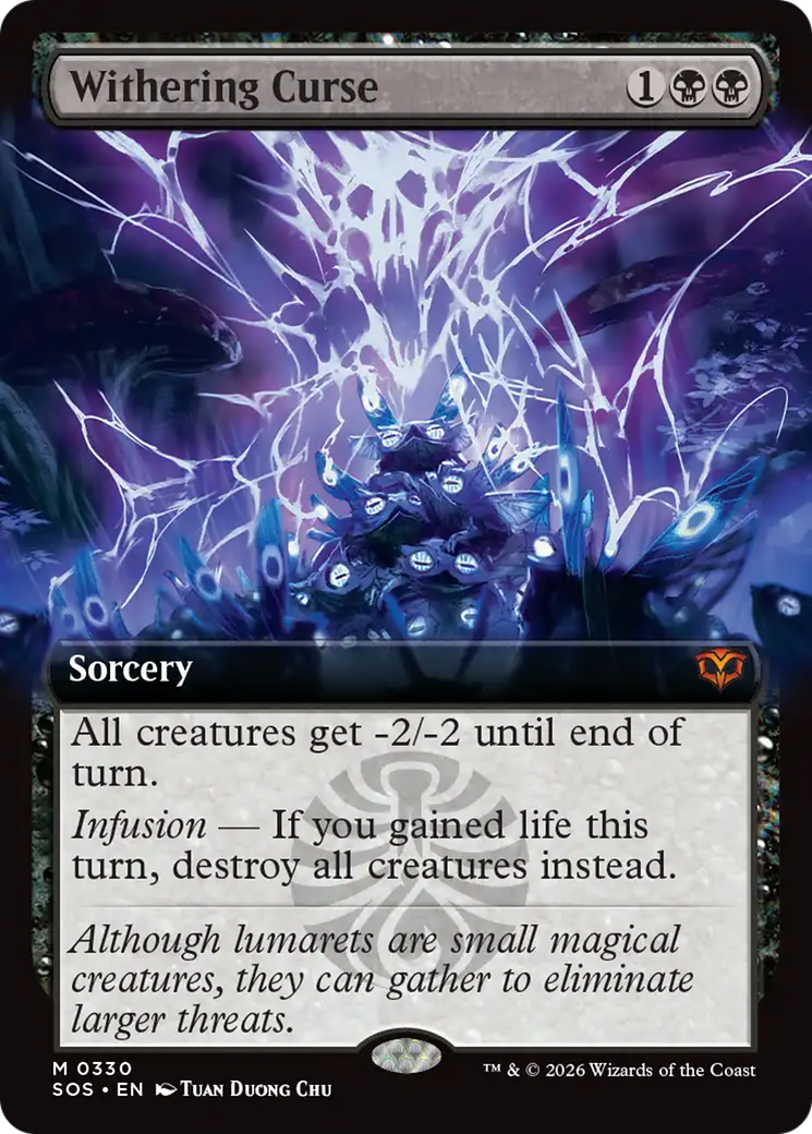 Withering Curse (Extended Art) [Secrets of Strixhaven] | Game Master's Emporium (The New GME)