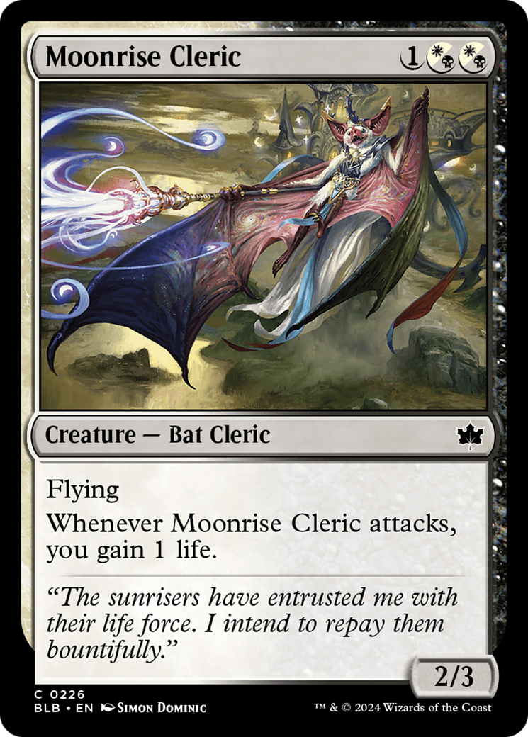 Moonrise Cleric [Bloomburrow] | Game Master's Emporium (The New GME)