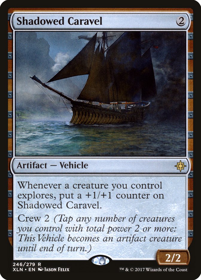 Shadowed Caravel [Ixalan] | Game Master's Emporium (The New GME)