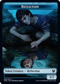 Reflection // Satyr Double-Sided Token [Theros Beyond Death Tokens] | Game Master's Emporium (The New GME)