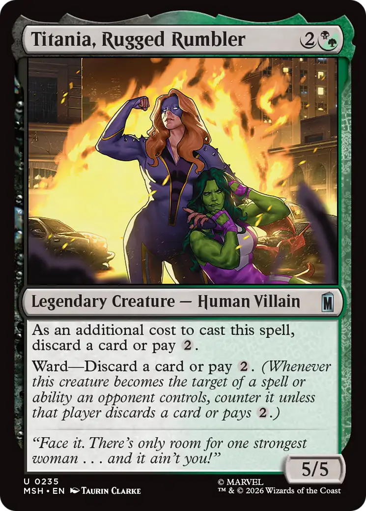 Titania, Rugged Rumbler [Marvel Super Heroes] | Game Master's Emporium (The New GME)