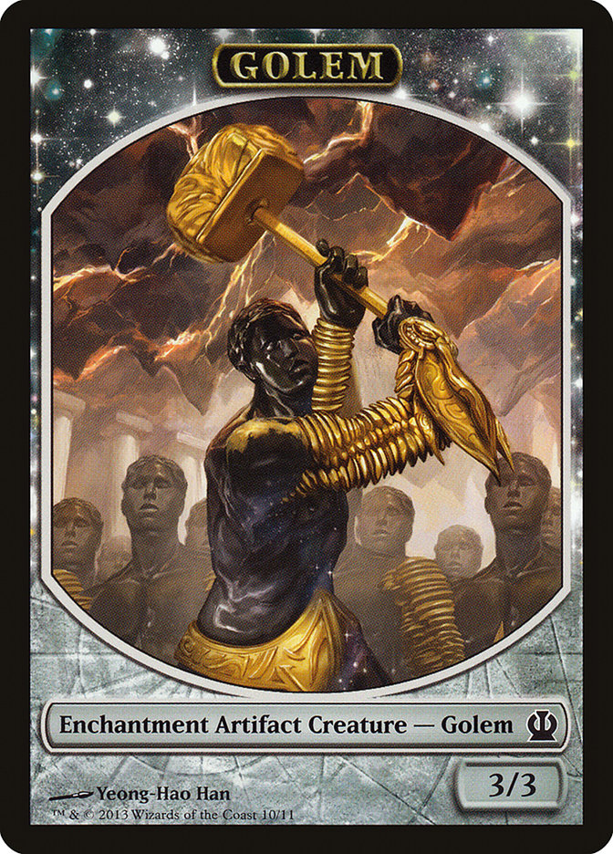 Golem Token [Theros Tokens] | Game Master's Emporium (The New GME)