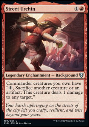 Street Urchin [Commander Legends: Battle for Baldur's Gate] | Game Master's Emporium (The New GME)