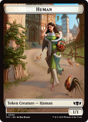 Human // Rat Double-Sided Token [Tarkir: Dragonstorm Commander Tokens] | Game Master's Emporium (The New GME)