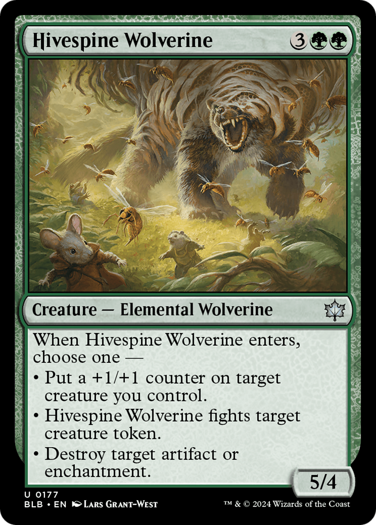 Hivespine Wolverine [Bloomburrow] | Game Master's Emporium (The New GME)