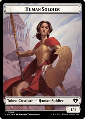 Human Soldier // Zombie (0013) Double-Sided Token [Commander Masters Tokens] | Game Master's Emporium (The New GME)