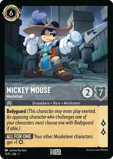 Mickey Mouse - Musketeer (GenCon 2023) (11/P1) [Promo Cards] | Game Master's Emporium (The New GME)