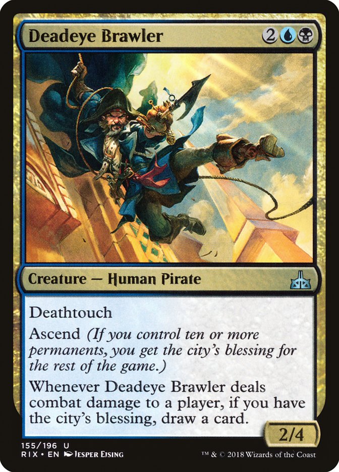 Deadeye Brawler [Rivals of Ixalan] | Game Master's Emporium (The New GME)