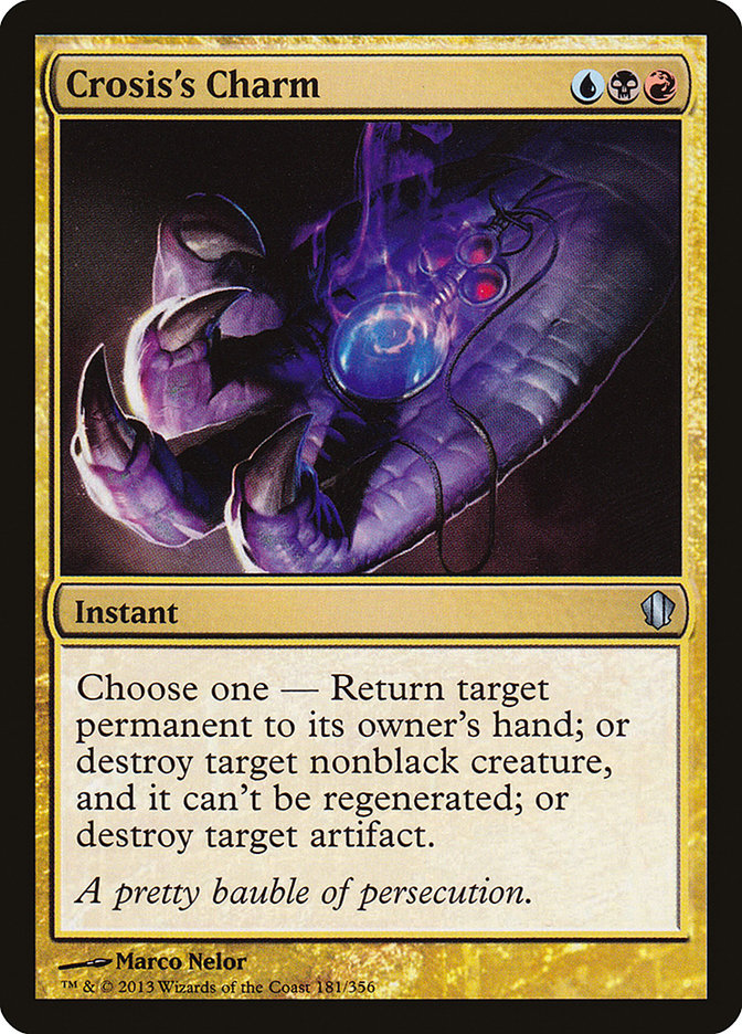 Crosis's Charm [Commander 2013] | Game Master's Emporium (The New GME)