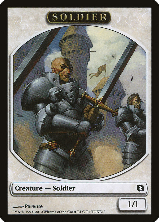 Soldier Token [Duel Decks: Elspeth vs. Tezzeret Tokens] | Game Master's Emporium (The New GME)