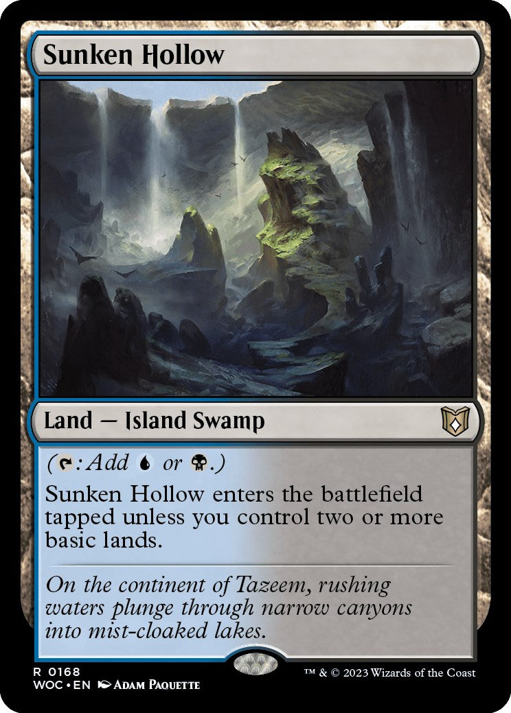 Sunken Hollow [Wilds of Eldraine Commander] | Game Master's Emporium (The New GME)
