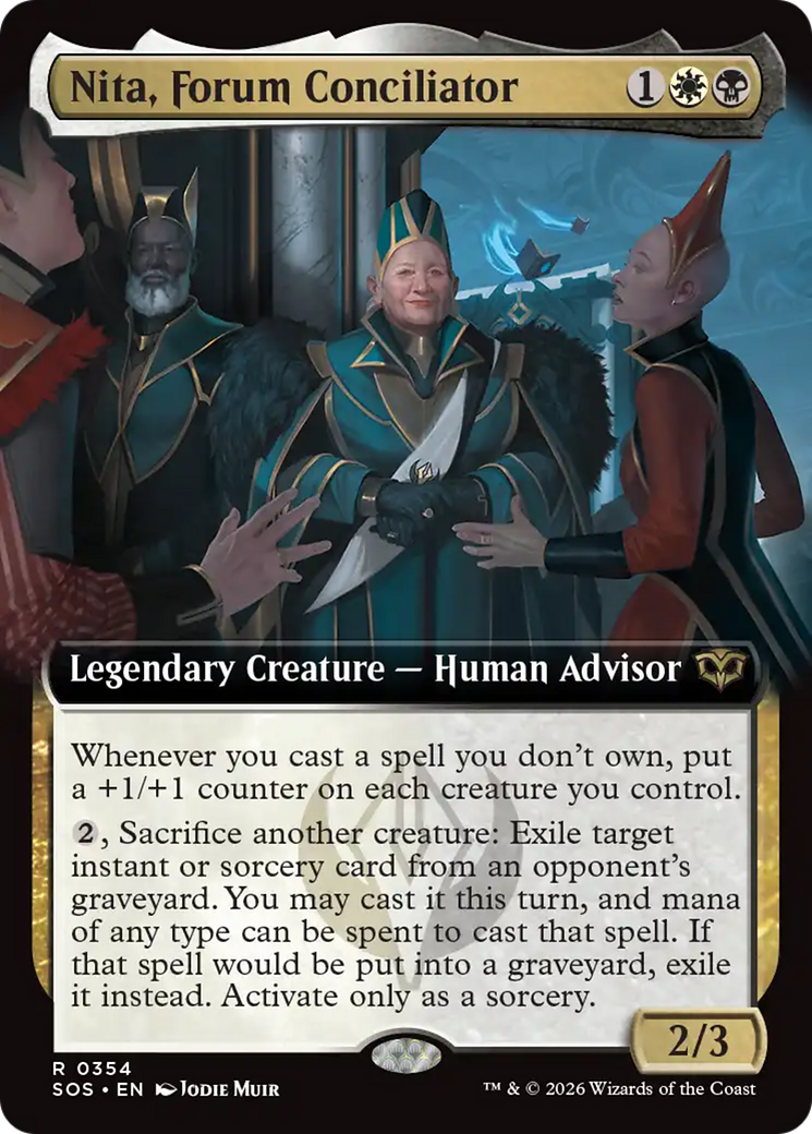 Nita, Forum Conciliator (Extended Art) [Secrets of Strixhaven] | Game Master's Emporium (The New GME)