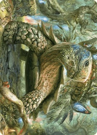 Blossoming Tortoise Art Card [Wilds of Eldraine Art Series] | Game Master's Emporium (The New GME)