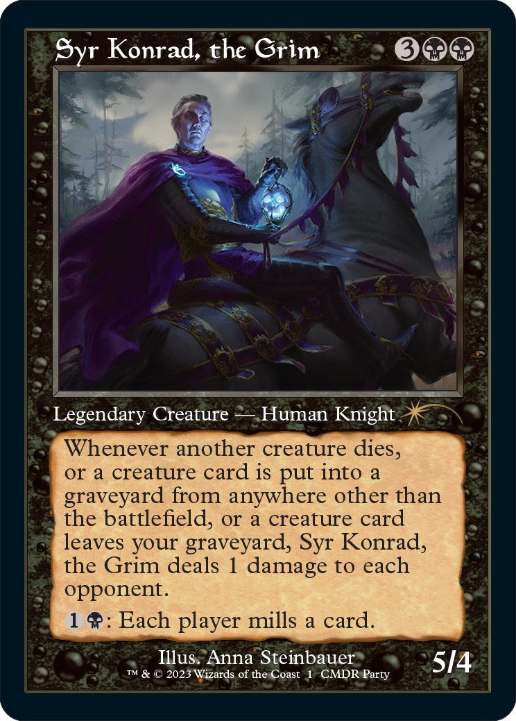 Syr Konrad, the Grim (Retro) [MagicFest 2023] | Game Master's Emporium (The New GME)
