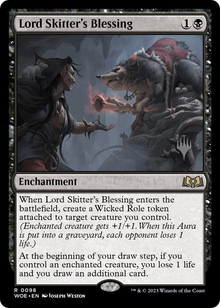 Lord Skitter's Blessing (Promo Pack) [Wilds of Eldraine Promos] | Game Master's Emporium (The New GME)