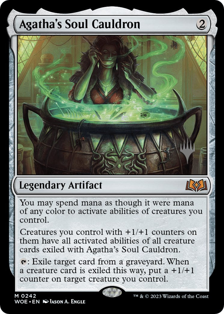 Agatha's Soul Cauldron (Promo Pack) [Wilds of Eldraine Promos] | Game Master's Emporium (The New GME)