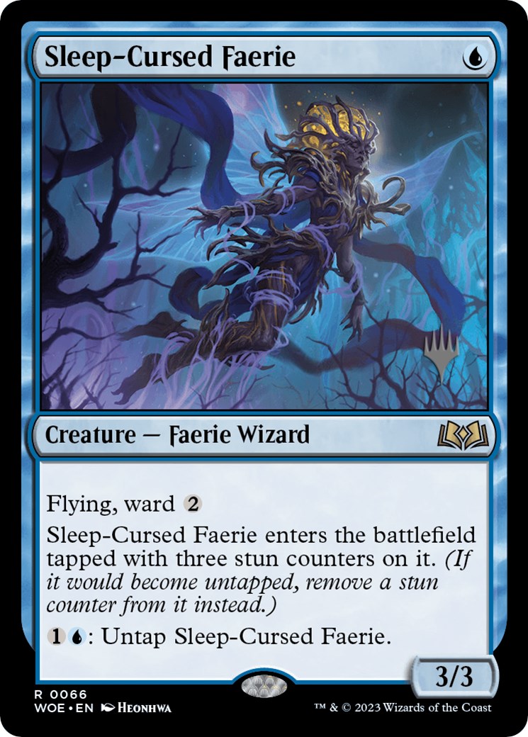 Sleep-Cursed Faerie (Promo Pack) [Wilds of Eldraine Promos] | Game Master's Emporium (The New GME)