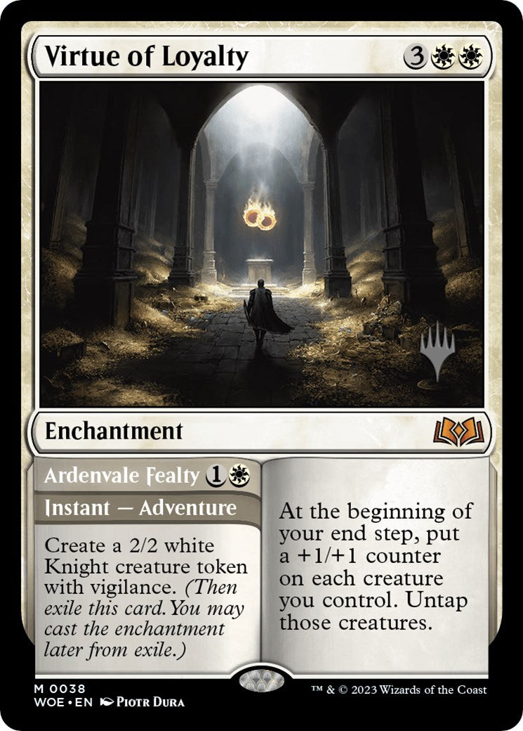 Virtue of Loyalty // Ardenvale Fealty (Promo Pack) [Wilds of Eldraine Promos] | Game Master's Emporium (The New GME)