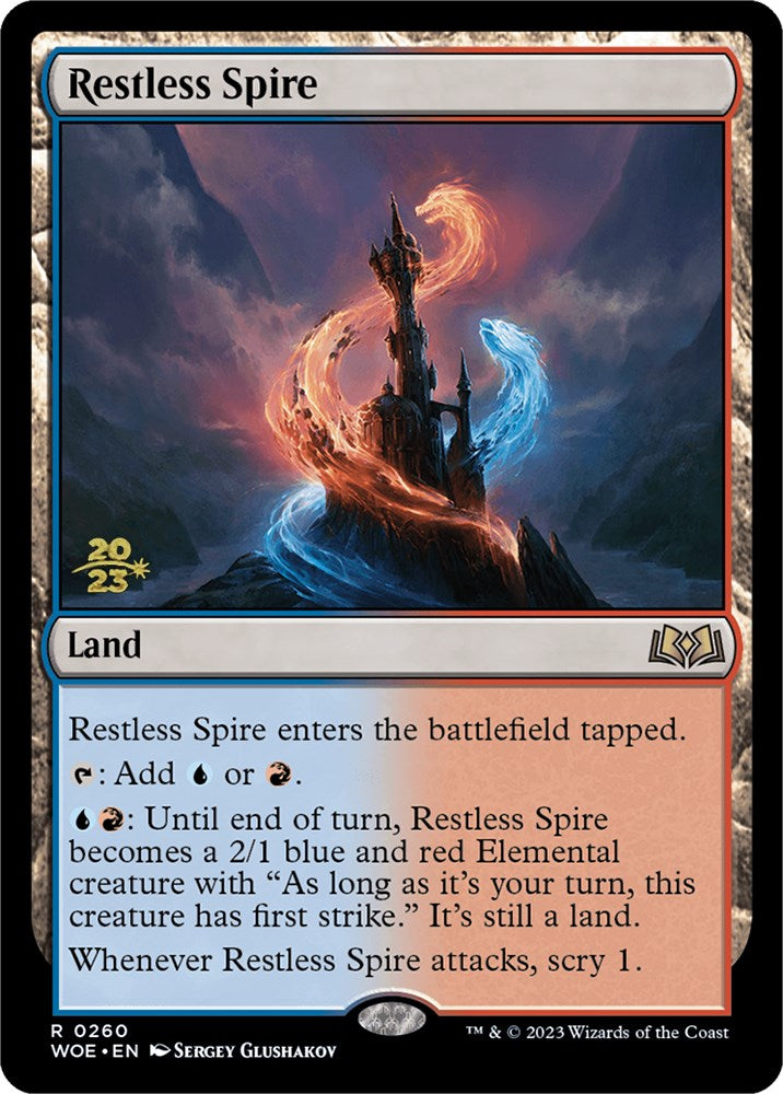 Restless Spire [Wilds of Eldraine Prerelease Promos] | Game Master's Emporium (The New GME)