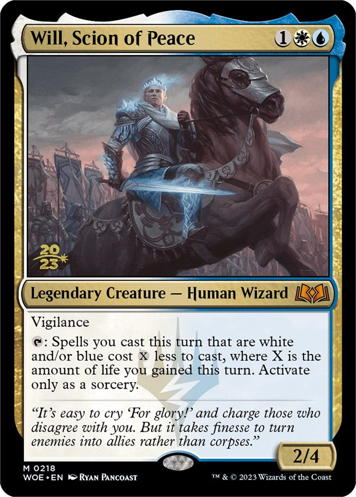 Will, Scion of Peace [Wilds of Eldraine Prerelease Promos] | Game Master's Emporium (The New GME)
