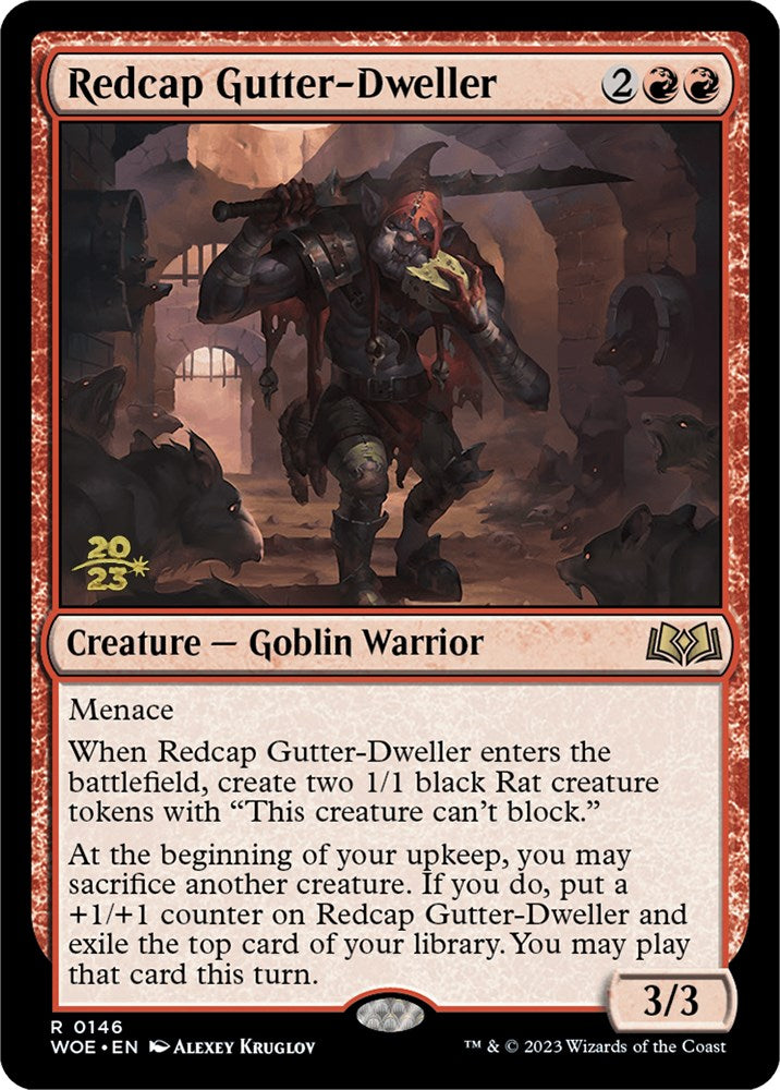 Redcap Gutter-Dweller [Wilds of Eldraine Prerelease Promos] | Game Master's Emporium (The New GME)