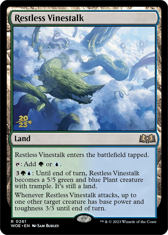 Restless Vinestalk [Wilds of Eldraine Prerelease Promos] | Game Master's Emporium (The New GME)