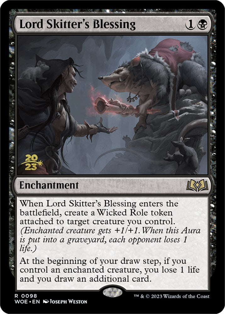 Lord Skitter's Blessing [Wilds of Eldraine Prerelease Promos] | Game Master's Emporium (The New GME)