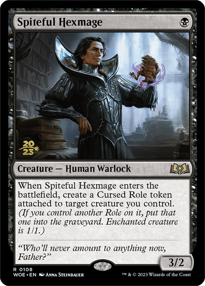 Spiteful Hexmage [Wilds of Eldraine Prerelease Promos] | Game Master's Emporium (The New GME)