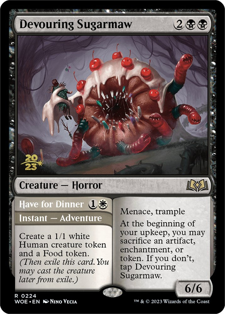 Devouring Sugarmaw // Have for Dinner(Promo Pack) [Wilds of Eldraine Promos] | Game Master's Emporium (The New GME)