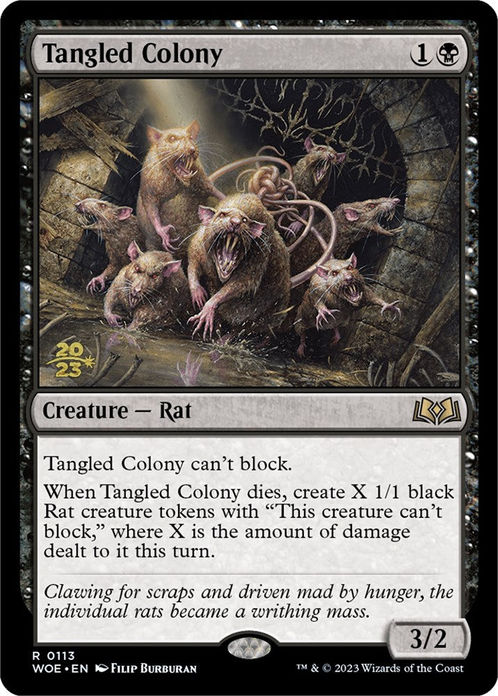 Tangled Colony [Wilds of Eldraine Prerelease Promos] | Game Master's Emporium (The New GME)