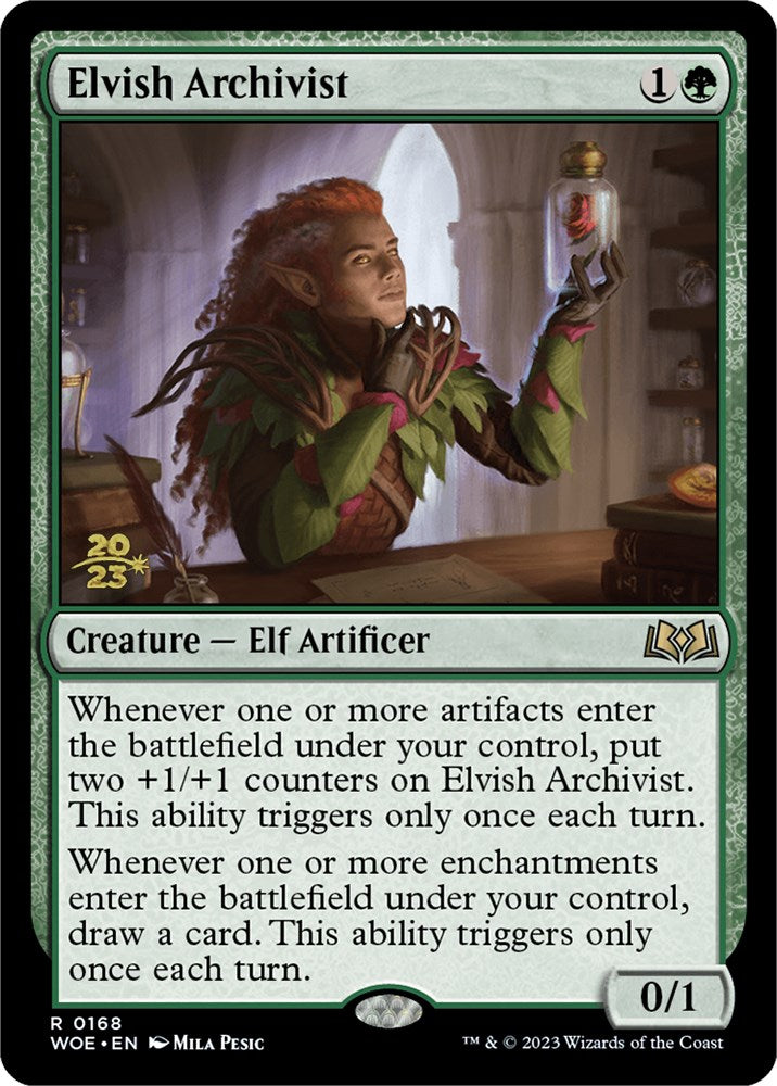 Elvish Archivist [Wilds of Eldraine Prerelease Promos] | Game Master's Emporium (The New GME)