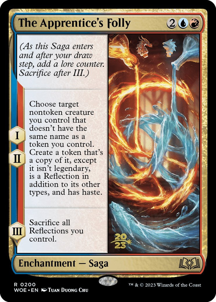 The Apprentice's Folly [Wilds of Eldraine Prerelease Promos] | Game Master's Emporium (The New GME)