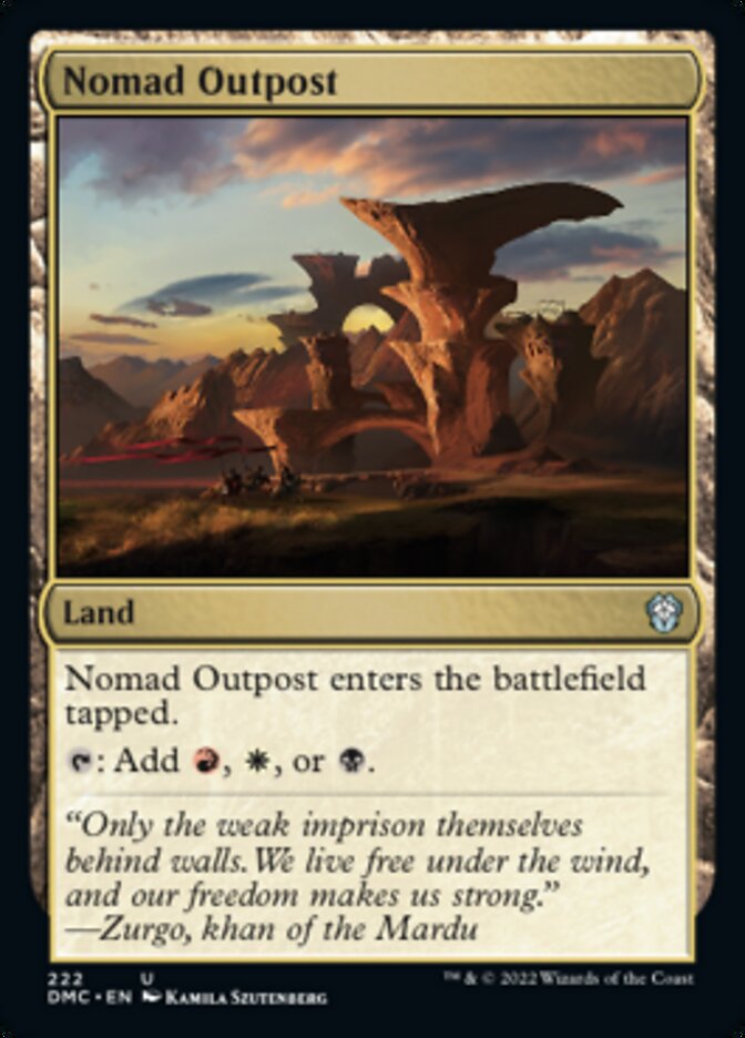 Nomad Outpost [Dominaria United Commander] | Game Master's Emporium (The New GME)