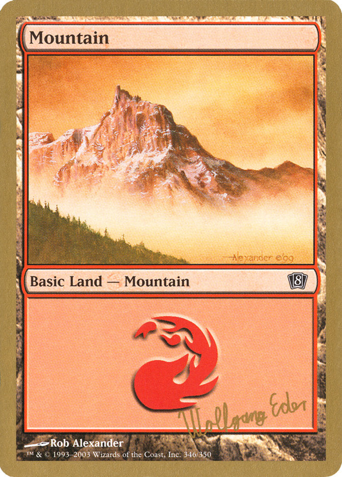 Mountain (we346) (Wolfgang Eder) [World Championship Decks 2003] | Game Master's Emporium (The New GME)