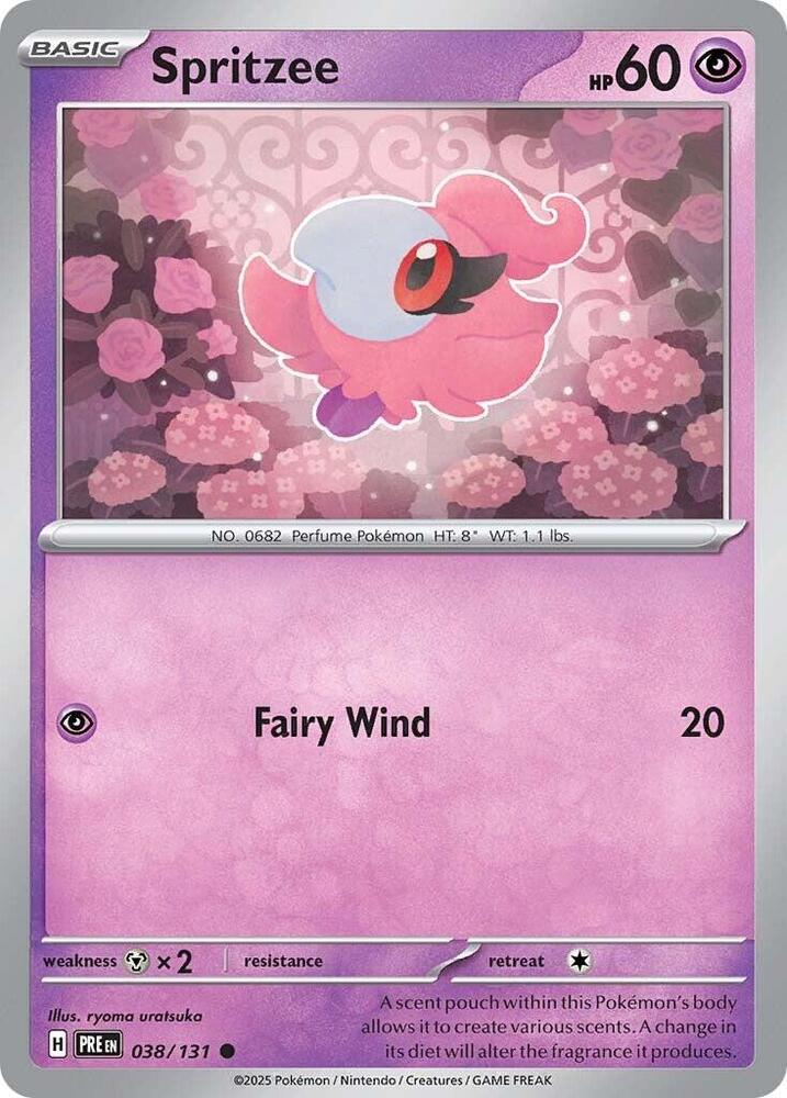 Spritzee (038/131) [Scarlet & Violet: Prismatic Evolutions] | Game Master's Emporium (The New GME)