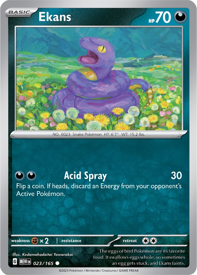 Ekans (023/165) [Scarlet & Violet 151] | Game Master's Emporium (The New GME)