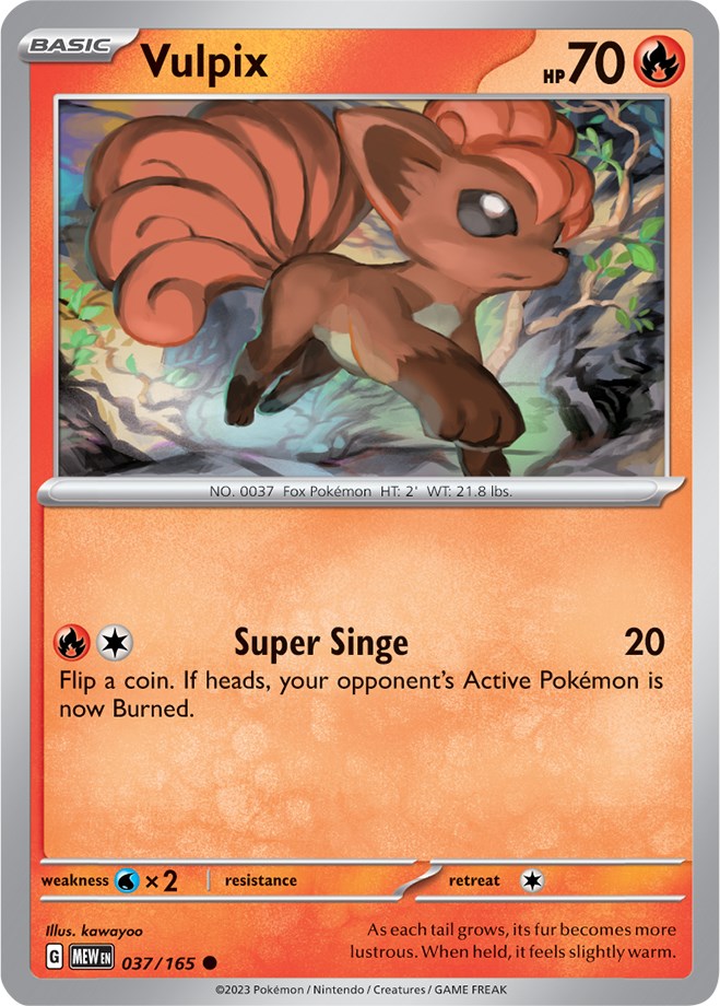 Vulpix (037/165) [Scarlet & Violet 151] | Game Master's Emporium (The New GME)