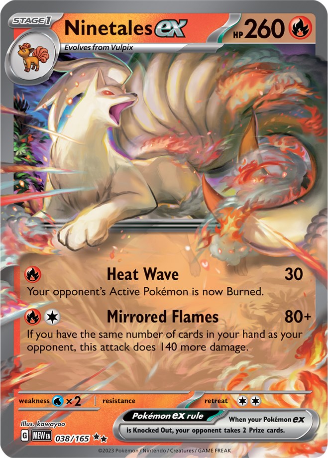 Ninetales ex (038/165) [Scarlet & Violet 151] | Game Master's Emporium (The New GME)