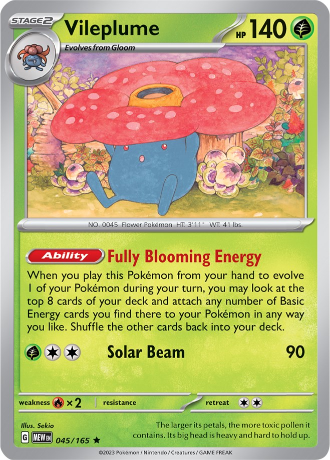 Vileplume (045/165) [Scarlet & Violet 151] | Game Master's Emporium (The New GME)