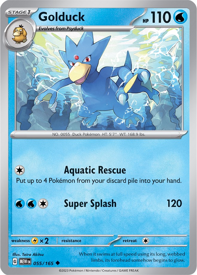 Golduck (055/165) [Scarlet & Violet 151] | Game Master's Emporium (The New GME)